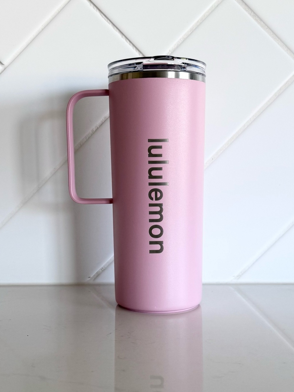 lululemon insulated mug pink